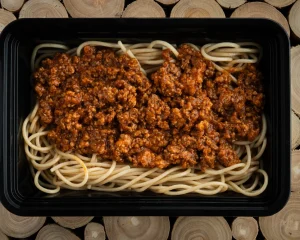 Chicken Minse Pasta Plate